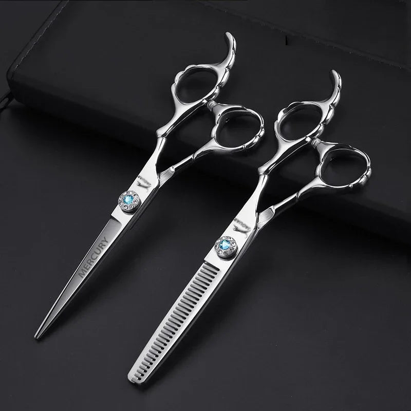 Professional Hairdressing Scissors 5.5 & 6 Inch Salon Shears for Hair Cutting & Thinning