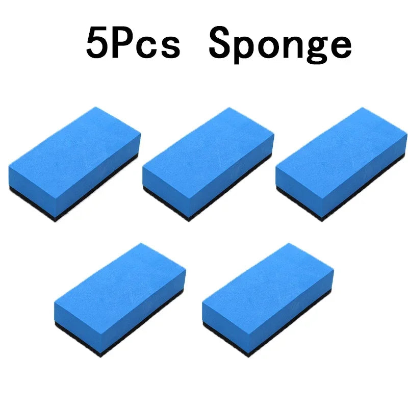 Car Ceramic Coating Applicator Pads Set - Nano Wax & Polishing Sponge Kit