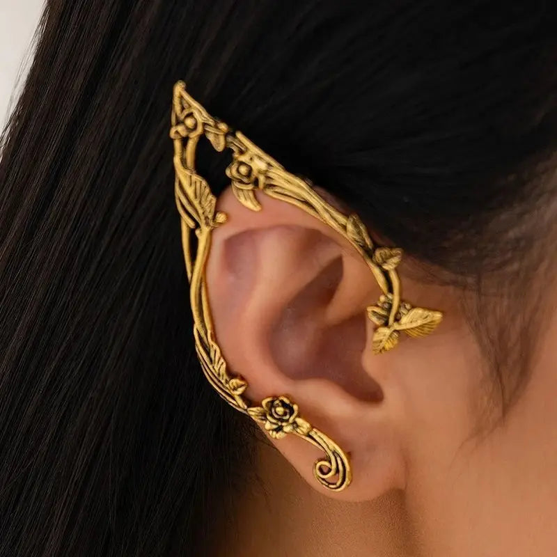 Cute Fairy Elf Leaf Ear Clip Jewelry for Weddings & Gifts
