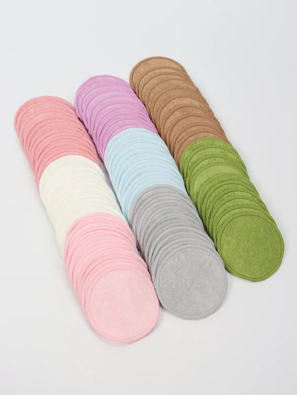 Reusable Makeup Remover Pads Set - Washable Face Cleansing Sponges