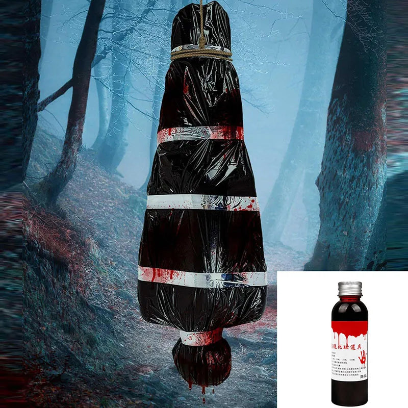 Halloween Horror Fake Dead Body Inflatable Prop for Yard Haunted House Decor