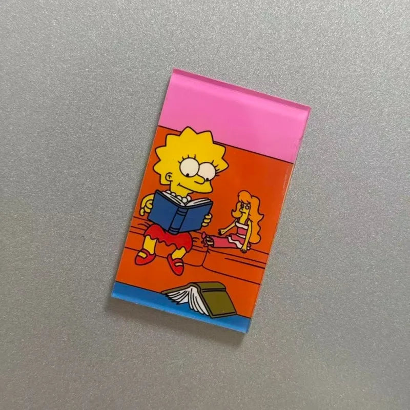 Cartoon Refrigerator Stickers for Kitchen Decor - The Simpsons Style