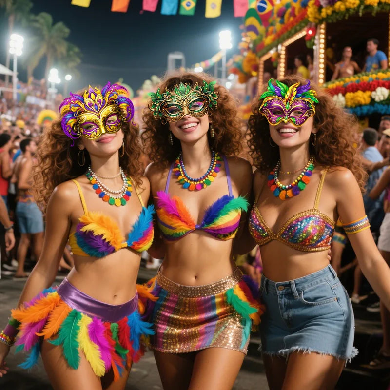 6-Piece Carnival Party Masks for Weddings, Holidays & DIY Decorations