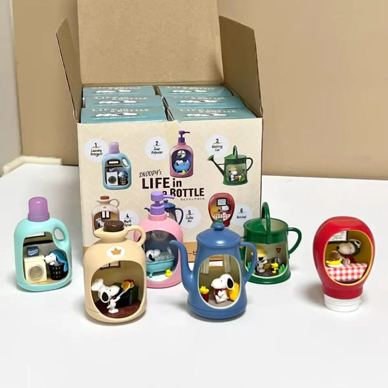 Anime Snoopy Miniature Scene Collection - Cute Desk Ornament Gift