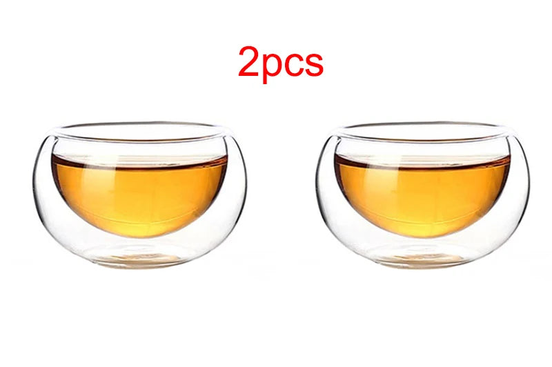 Heat-Resisting Glass Teapot Set with Infuser for Pu-erh Tea Brewing - Clear & Color Options