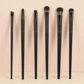 6-Piece Eye Makeup Brush Set for Eyeshadow & Eyeliner - Small Detail Brushes