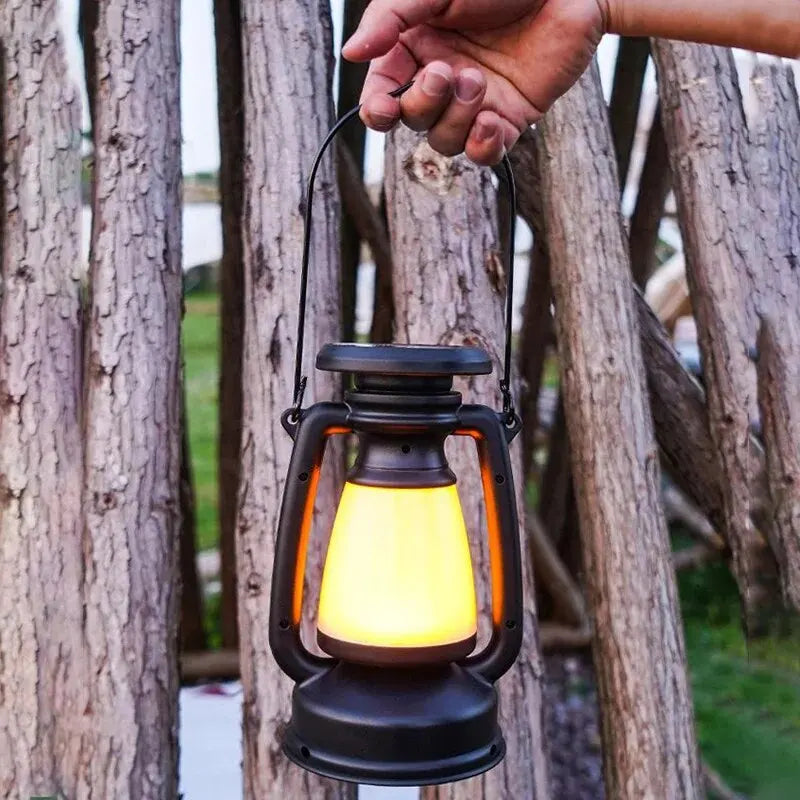 Horse LED Table Lamp - Retro Charging Decor for Home & Outdoor Use