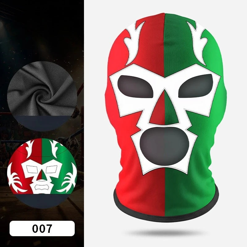 Wrestling Mask Boxing Mask Face Elastic Milk Silk Costume Party Mask - Multiple Colors