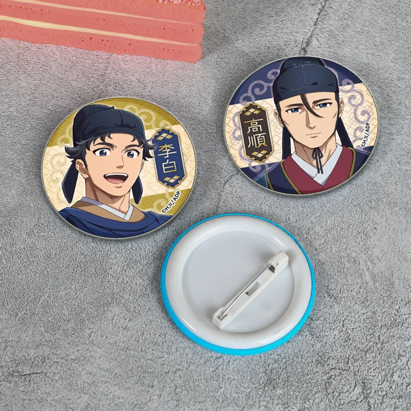 Anime Brooch Pins for Backpack & Clothing Decoration - Cartoon Lapel Badge Set