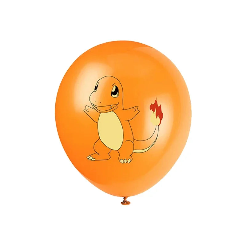 10/20pcs Cartoon Pikachu Latex Balloons for Birthday Party Decorations