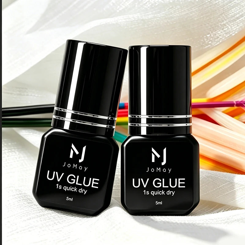 UV Eyelash Extension Glue Fast Drying Strong Hold 0.1s Clear Adhesive