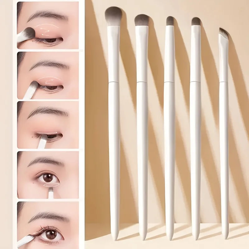 5-Piece Eye Makeup Brush Set Travel Friendly Gift for Friends & Wives