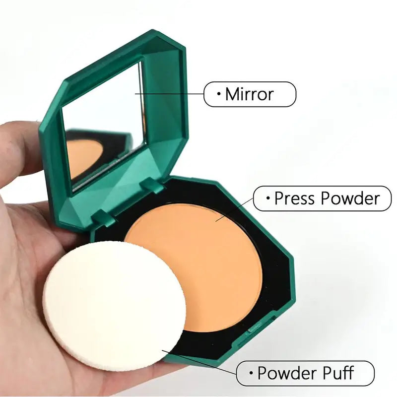 Long-Lasting Waterproof Matte Face Powder - 4 Colors, 10g