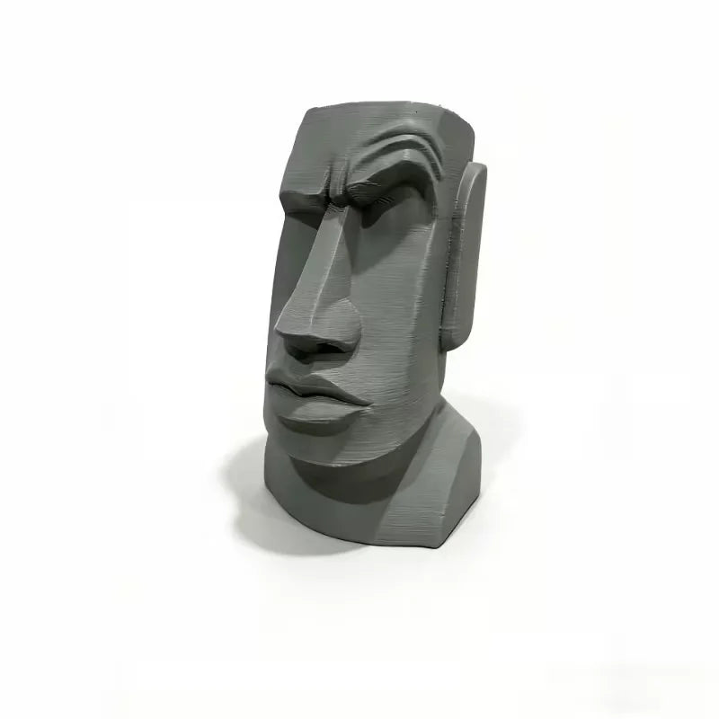 Eyebrow Raising Moai Statue - Easter Island Avatar Desktop Decor Ornament