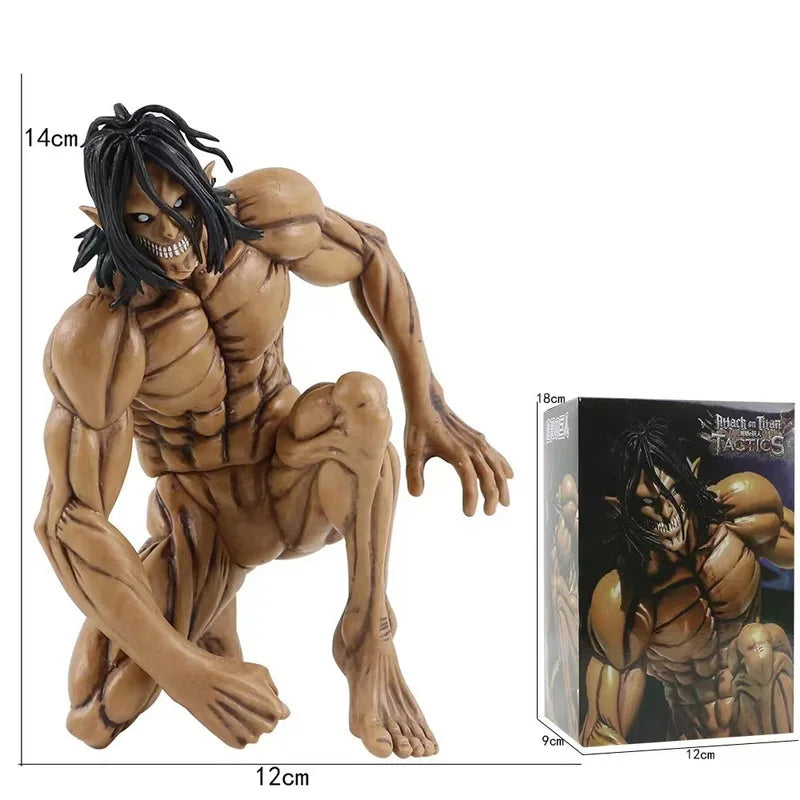 Attack On Titan Eren Jaeger Colossus Action Figure Model Kit - Collectible Desktop Toy