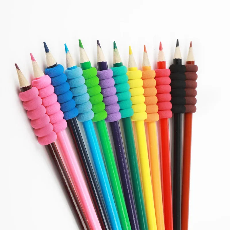 30pcs Kids Pencil Grips for Handwriting Anti-slip Soft Sponge Finger Guards