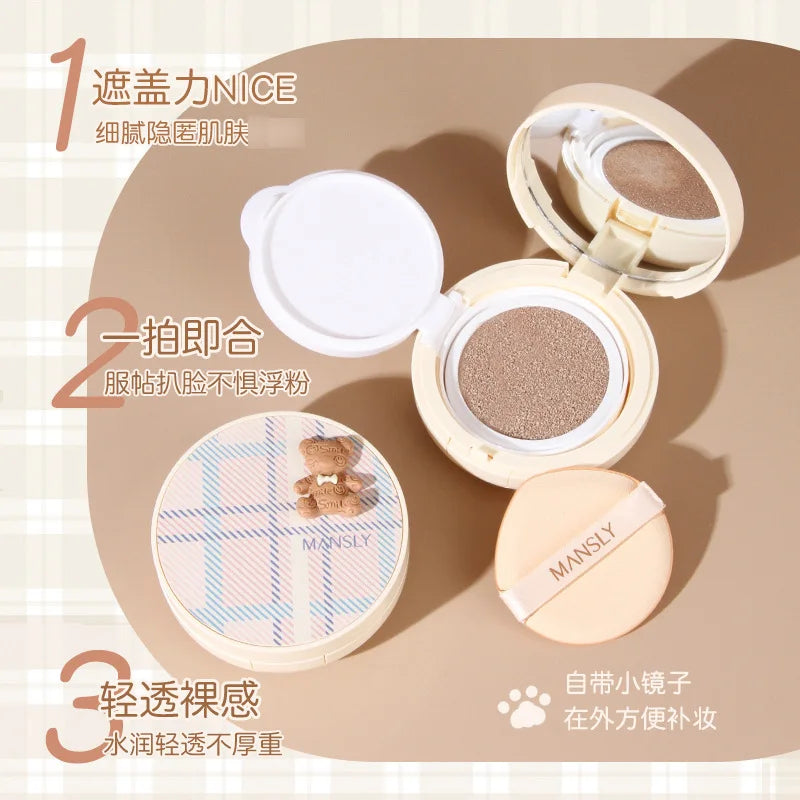 Deluxe Natural Face Powder Makeup Set for Student Parties - Easy to Apply