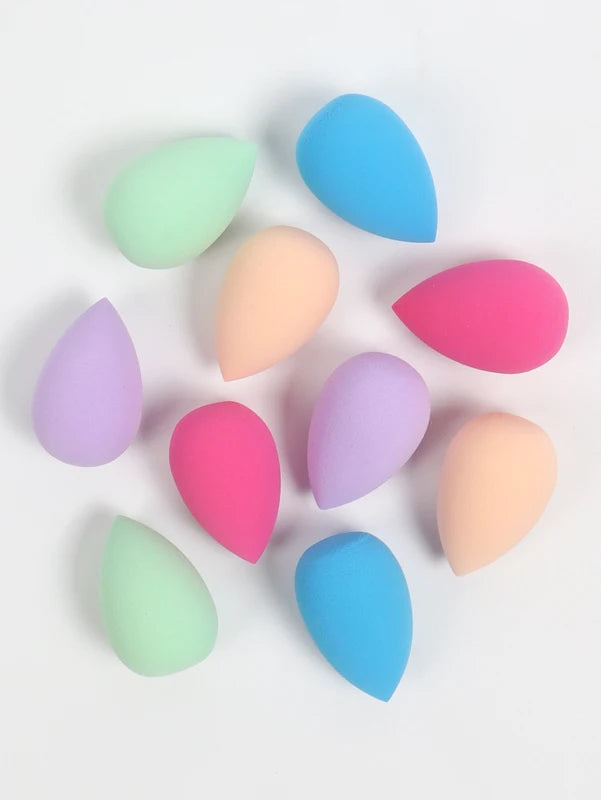 Mini Makeup Sponge Set - Colorful Cosmetic Blenders for Foundation & Concealer