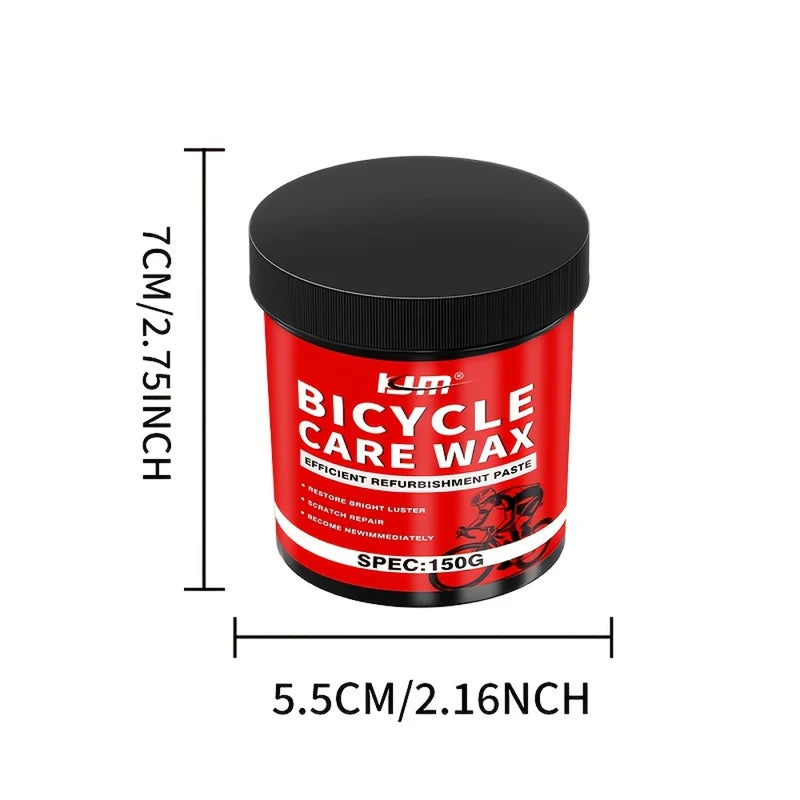 Multi-Purpose Bike Wax - Polish, Scratch Repair & Maintenance for Bicycles and Motorcycles