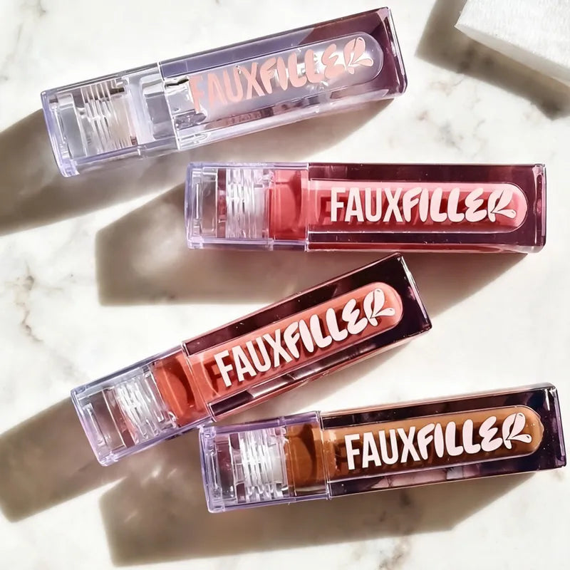 Multicolor Lip Gloss with Glitter Shine & Moisturizing Lip Oil for Makeup