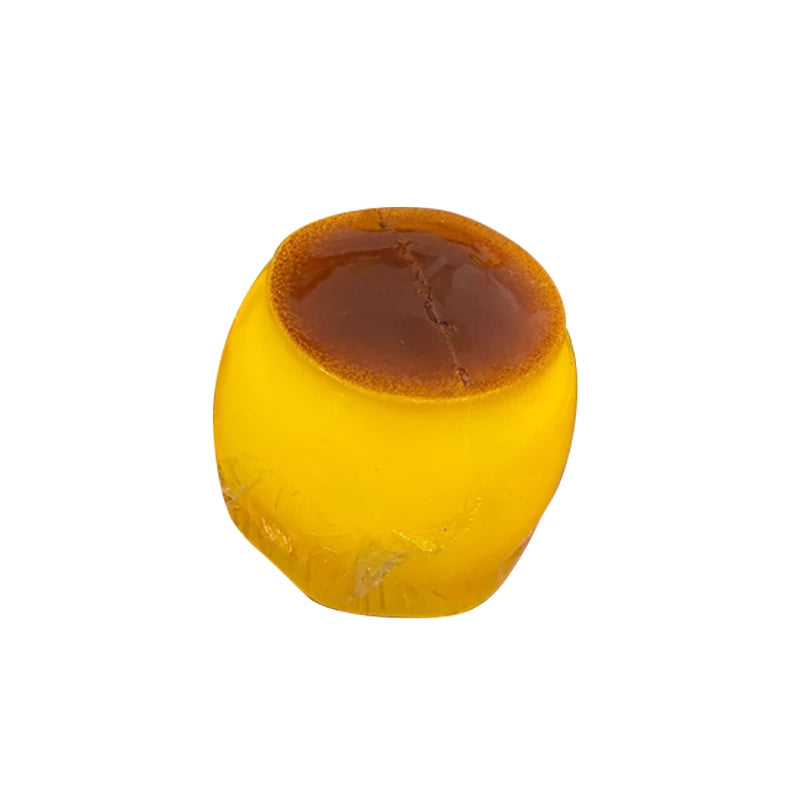 Pudding-Shaped Squeeze Ball Caramel Crunchy Handmade Fidget Toy Stress Relief & Desk Accessory