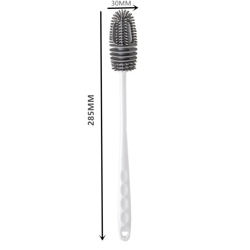 Silicone Bottle Cleaning Brush Long Handle for Water and Milk Bottles Kitchen Tools