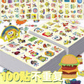 Children's Waterproof Stickers Set - SpongeBob SquarePants Decorative Kids Gifts