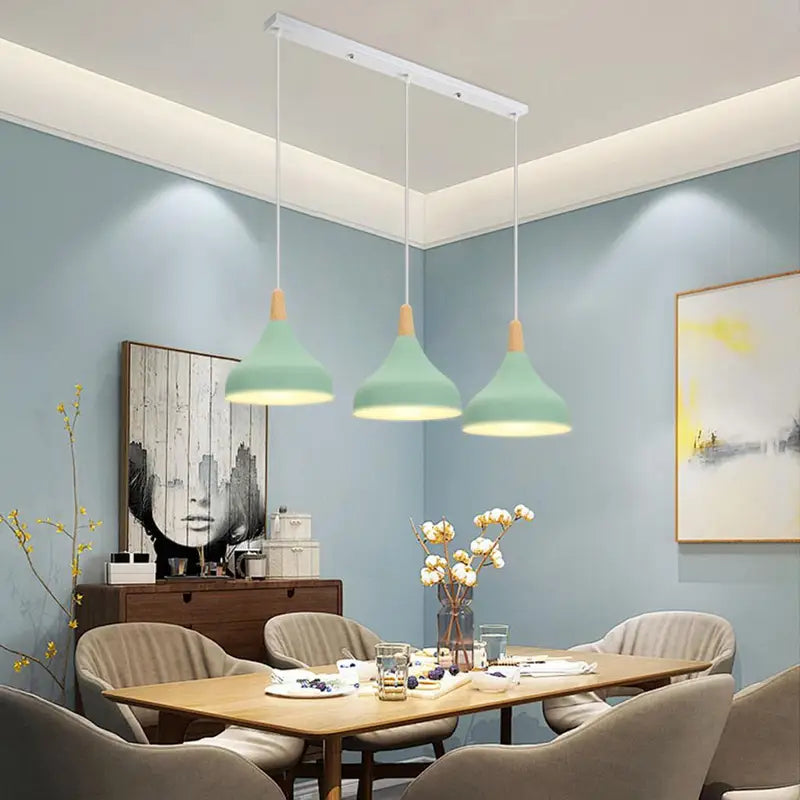 Modern Loft Pendant Lights 3 Heads for Living Room Kitchen Bedroom Home Decor