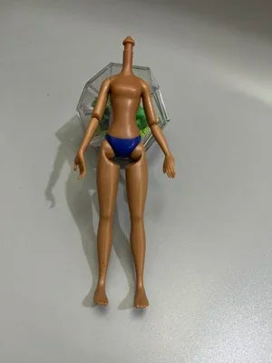 1/12 Doll House Girl Doll Without Head - DIY Nude Movable Body, 25cm