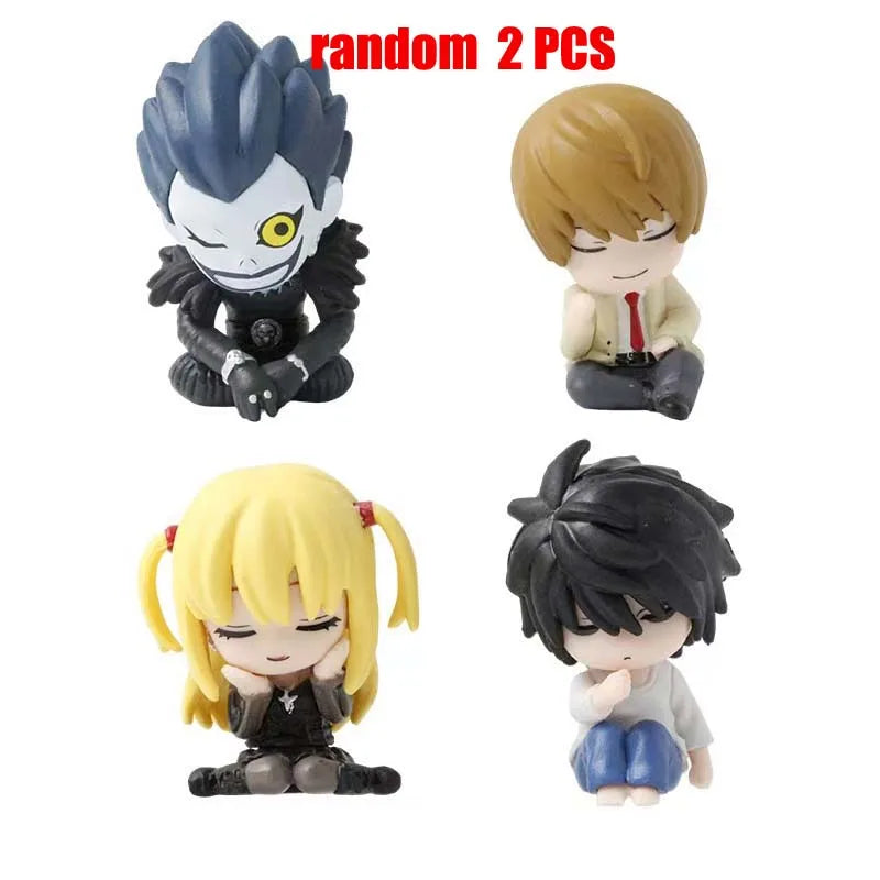 Q Version Death Note Action Figure Collectible PVC Toy Light Ryuk L