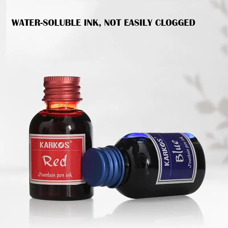 Colorful Fountain Pen Ink Refill - 20/30/70ml for Calligraphy & Writing