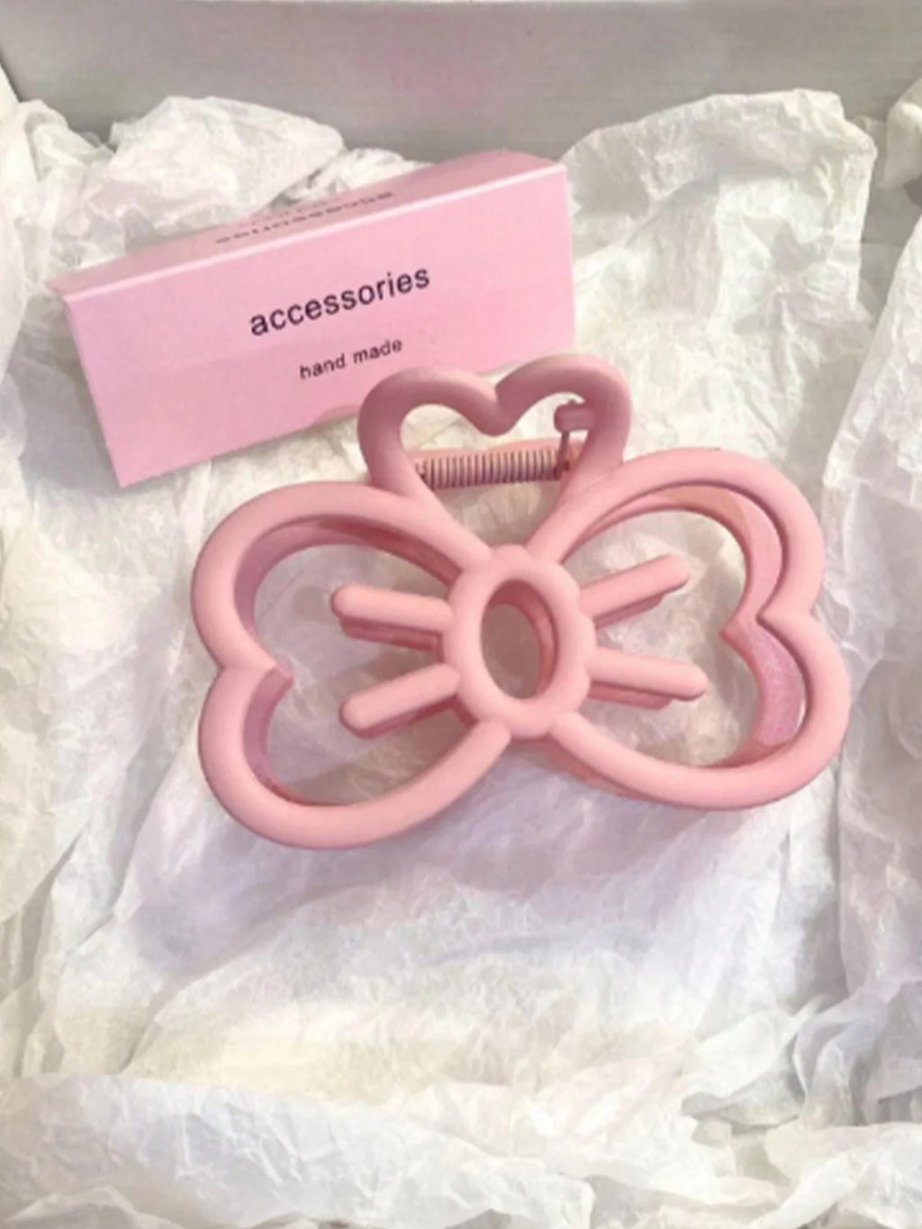Candy Color Cat Bow Hair Claw Clip for Girls & Women - Stylish Hair Accessories