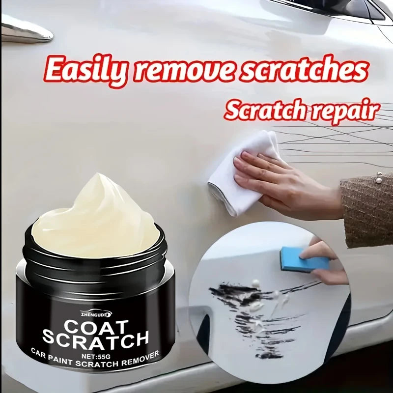 Car Scratch Repair Wax 55g - Universal Vehicle Paint Scratch & Swirl Remover