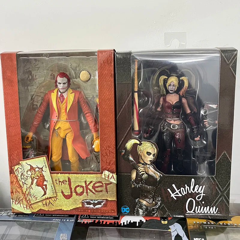Action Figure Set - Batman Joker Harley Quinn Collectible Toys, Multiple Colors