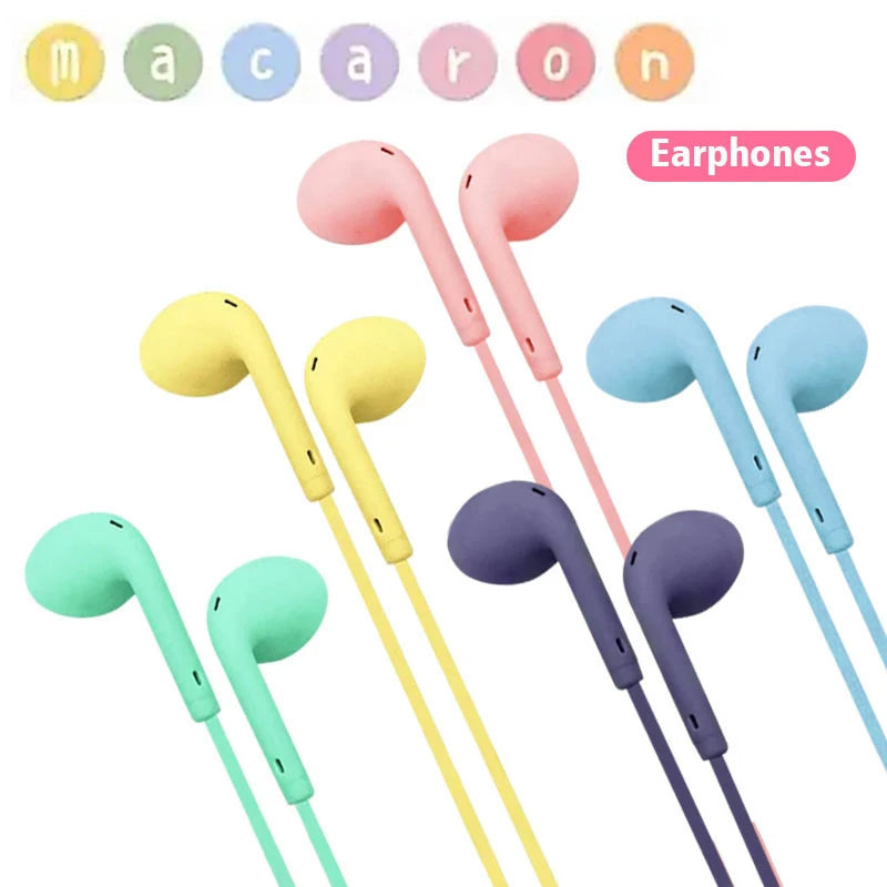 Wireless In-Ear Earphones with Noise Cancellation, Microphone, 3.5mm Jack - Multiple Colors