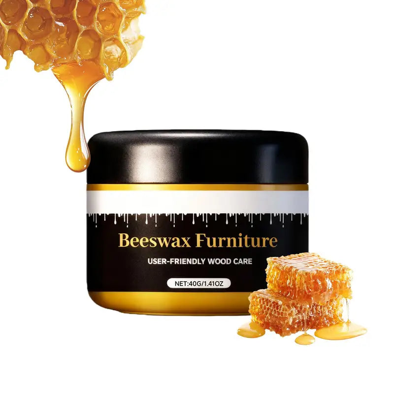 Beeswax Wood Restoration Wax for Furniture & Floors - 40g