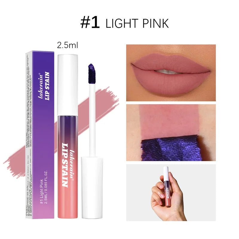 Matte Peel-Off Lip Stain - Waterproof Lip Tint & Lip Gloss - Long-Lasting Lip Makeup