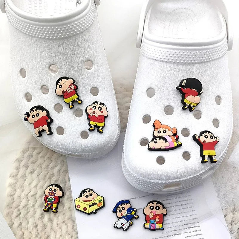 Kawaii Anime Shoe Buckles for Sandals Sneakers - 10/21 Pcs Decorative Clips