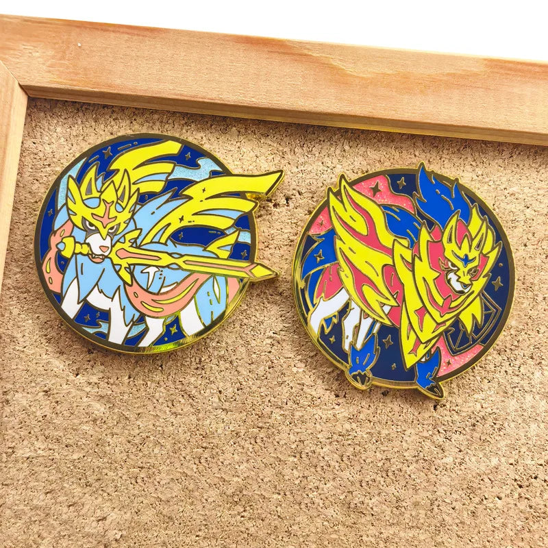 Anime Legend Monster Pins Japanese Game Badges Manga Pendant Brooches for Bags and Clothing