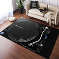 Vintage Cassette Tape Rug for DJ Studio Living Room Non-Slip Carpet