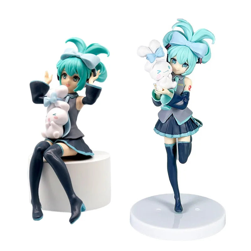 Anime Cat Ear Action Figure Collectible PVC Model Doll - 21CM