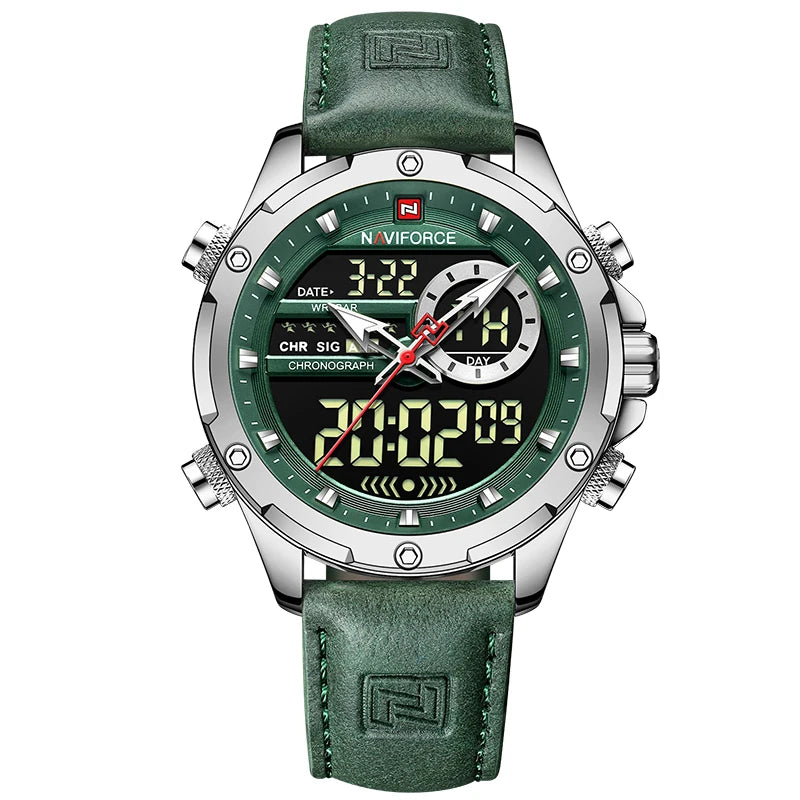 Men's Digital Military Sport Watch Waterproof LED Quartz Wristwatch