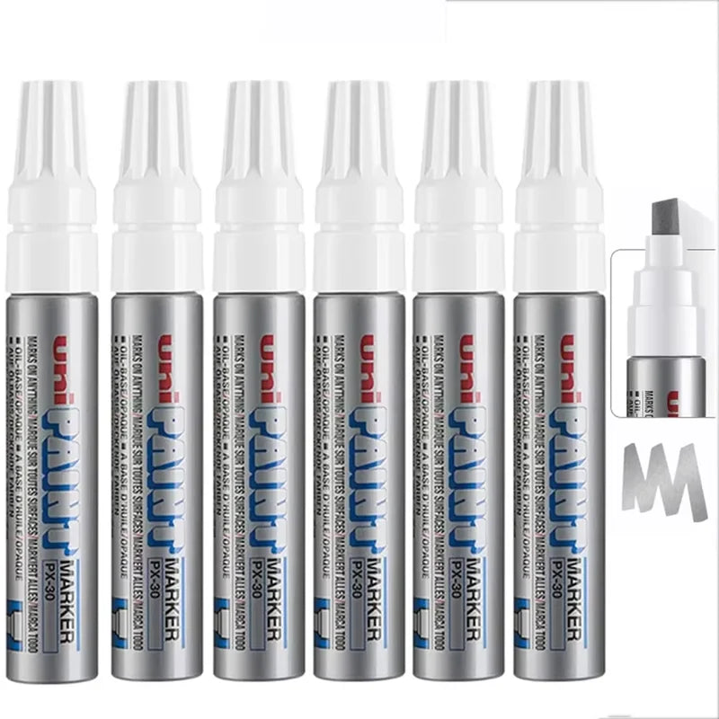 6 Pack Paint Markers Waterproof Oily Permanent Car Scratch Repair Graffiti