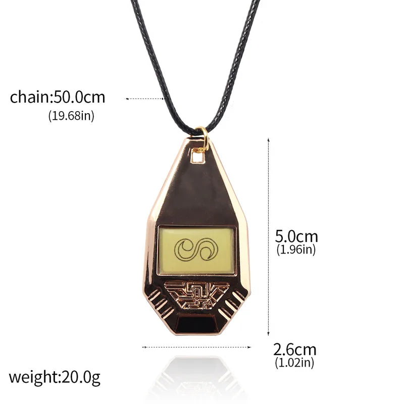Digimon Adventure Necklace Crest Emblem Digital Monster Pendant Collectible Gift