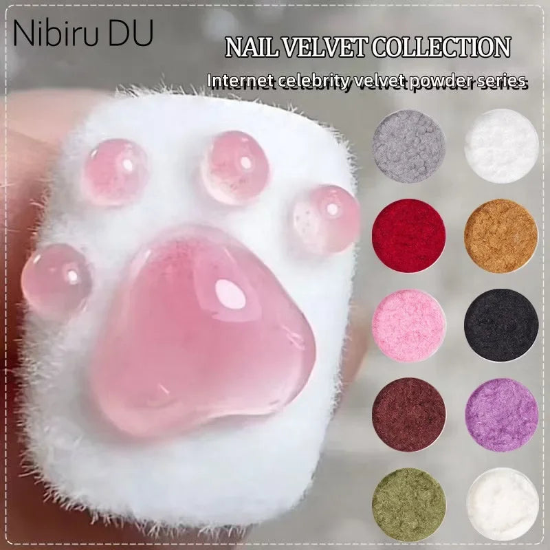 Colorful Glitter Dust Nail Powder for Manicure DIY UV Gel Art - 7 Colors