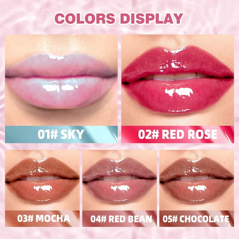 Plump Jelly Lip Gloss - Hydrating Water-Light Lip Oil for Moisturized Lips