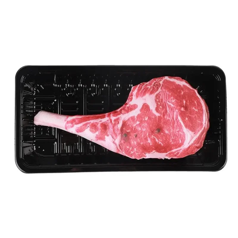 Dog Squeaky Bone Toy - Bite-Resistant Plush Chew for Puppies, 20cm