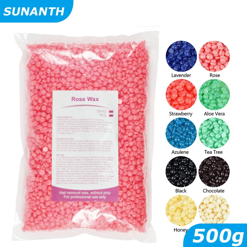 Hard Waxing Wax Beans for Hair Removal - 500g/400g/200g, Whole Body Depilatory