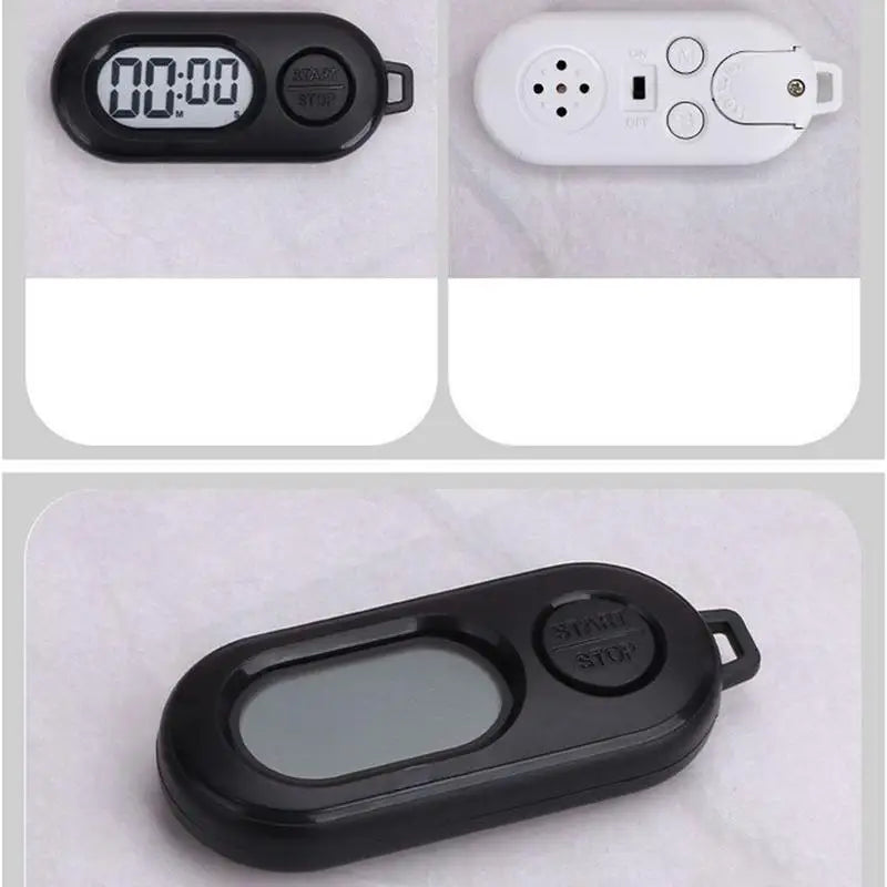 Digital Stopwatch Timer Keychain with LCD Screen Portable Countdown & Count-Up Timer