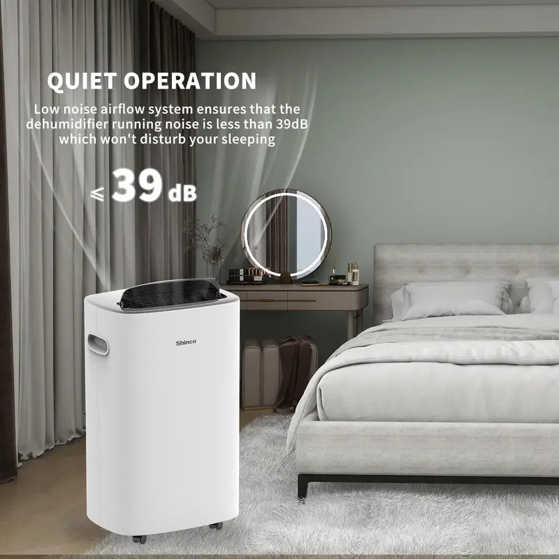 86 Pint Dehumidifier for Home & Basement with Drain Hose - 5000 Sq Ft